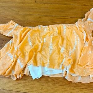 Body Glove off the shoulder orange tee